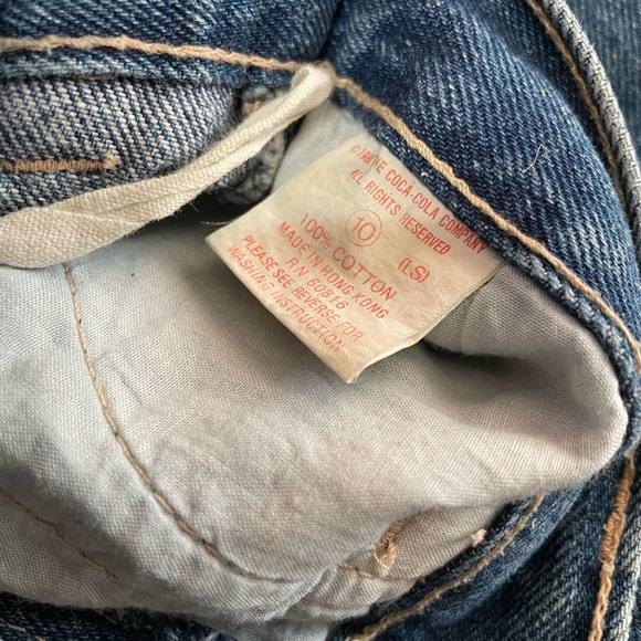 Vintage 80s coca cola denim skirt - Picture 6 of 9